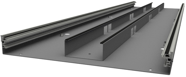 Produktbild UBK 500 600.25 -  Unterflur-Bodenkanal UBK 500, 500x60mm